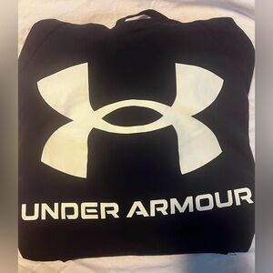 Under Armour Fleece Navy Blue Big Logo Hoodie